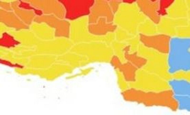 آخرین رنگ‌بندی کرونایی در هرمزگان؛ ۲ شهرستان قرمز شد