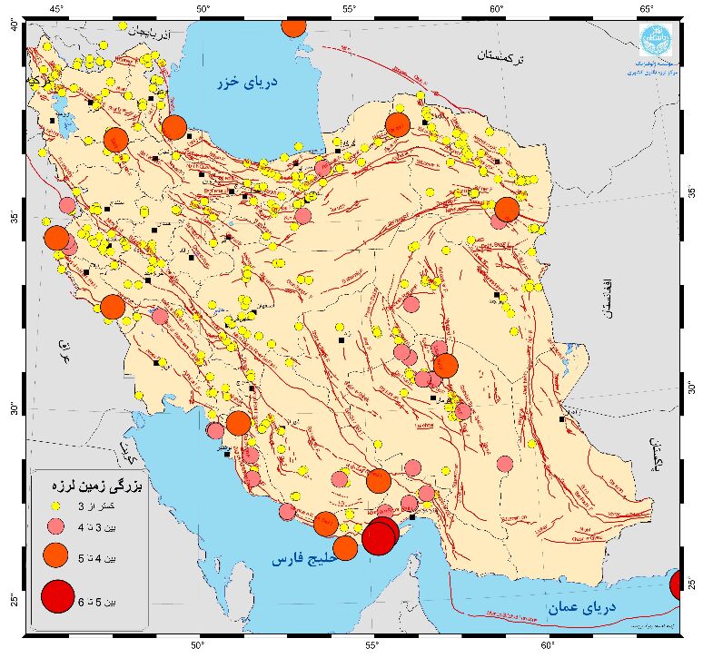 ایران در مردادماه 1401 بیش از 450 بار لرزید