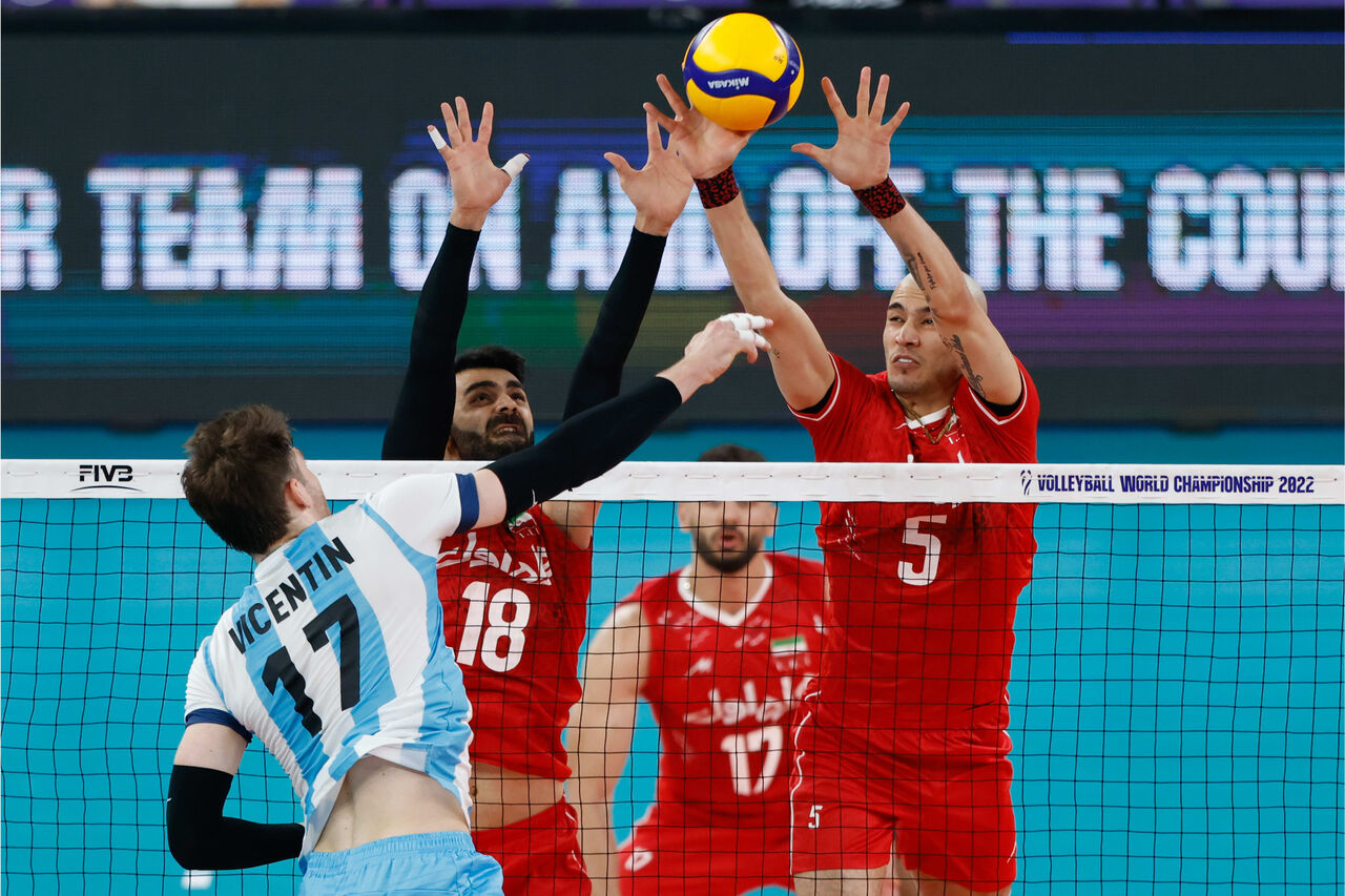 Der Iran besiegt Argentinien bei der Volleyball-Weltmeisterschaft 2022