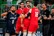عبادی‌پور امتیازآورترین بازیکن والیبال ایران مقابل هلند شد