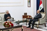 تاکید رئیس جمهوری عراق بر گفت و گو برای برون رفت از بحران