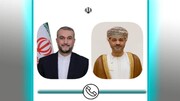 Iranian, Omani FMs discuss latest developments of Vienna talks