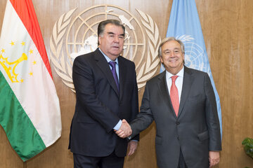 ادامه کمک های بشردوستانه به افغانستان/ رئیس جمهور تاجیکستان با گوترش گفت وگو کرد