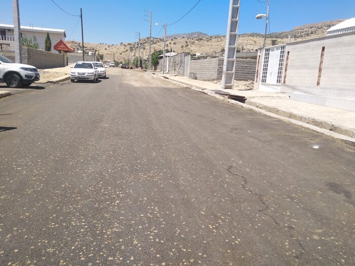 بهره برداری طرح آسفالت ۱۰۰ هزار مترمربع از معابر روستایی شهرستان باشت