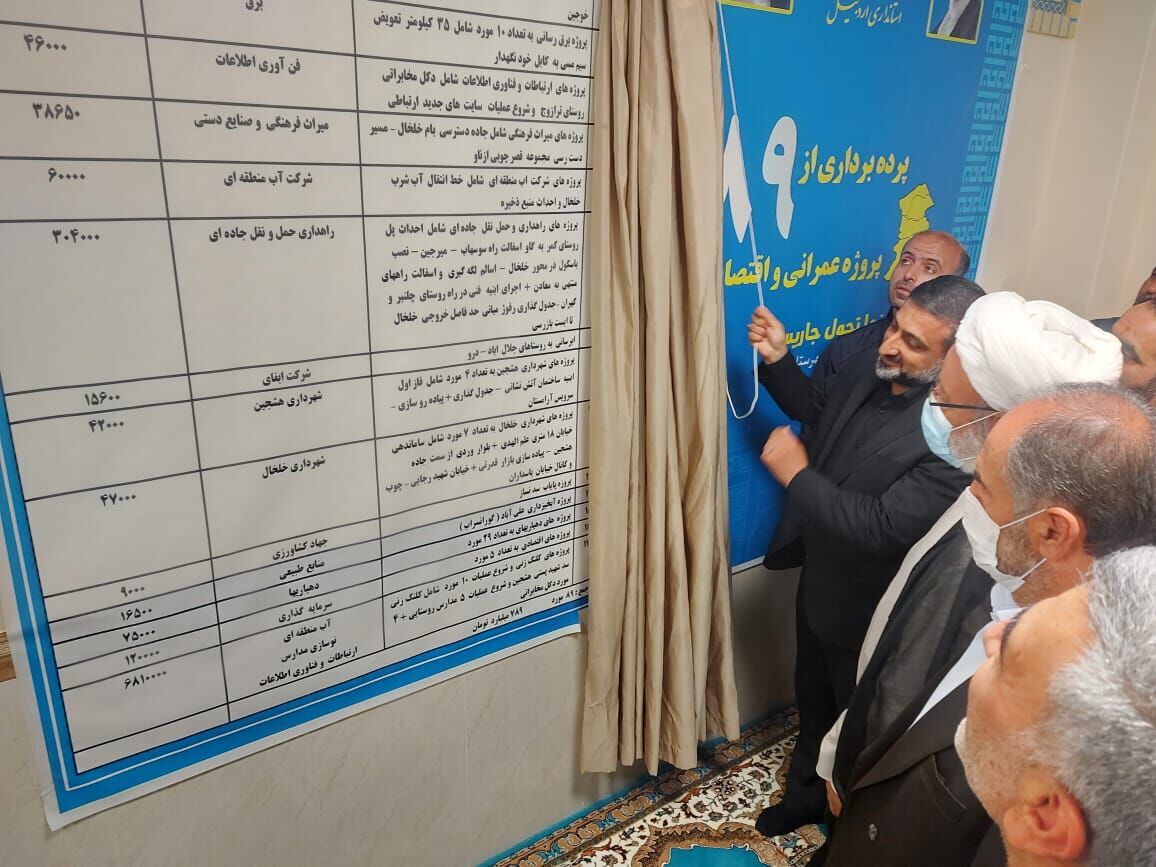 افتتاح و کلنگزنی ۸۹ پروژه عمرانی و اقتصادی در خلخال افتتاح و کلنگزنی ۸۹ پروژه عمرانی و اقتصادی در خلخال