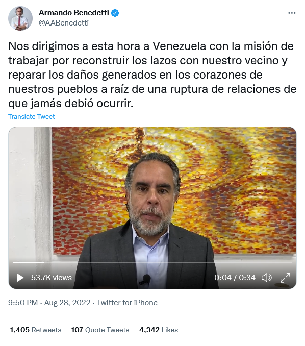 Nueva era en relaciones Colombia-Venezuela con la llegada de los embajadores