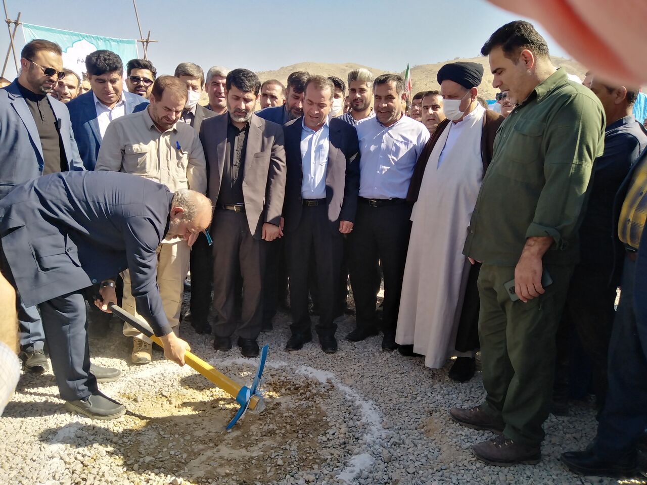 عملیات قطعه دوم بزرگراه بابا میدان_گچساران_بهبهان با حضور وزیر کشور آغاز شد