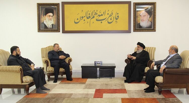Rencontre entre Nasrallah et les délégations du Hamas et du Jihad islamique