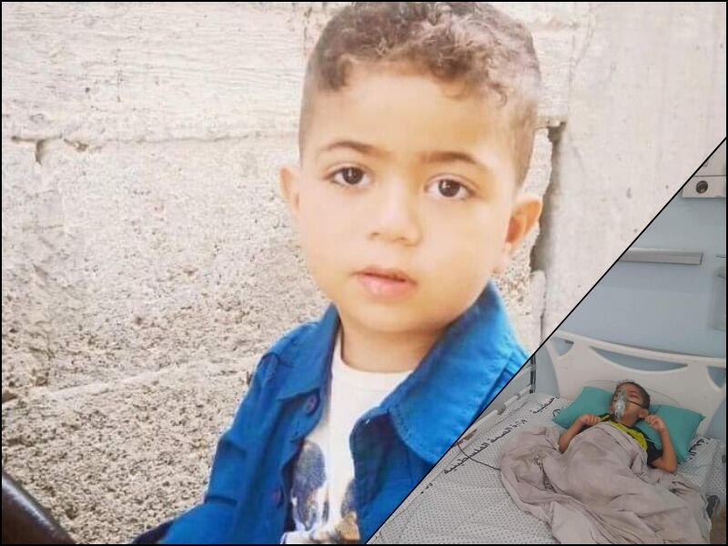 Gaza : le petit Farouq, victime du blocus médical imposé par le régime sioniste
