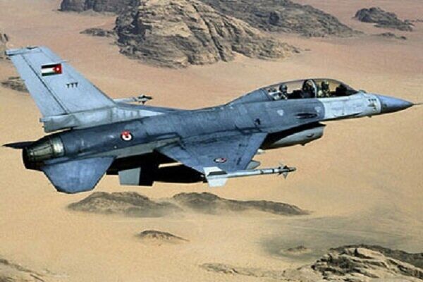 یک فروند جنگنده در اردن سقوط کرد 