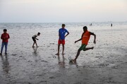 فیلم/ پا به توپ‌های ساحل‌ «محله خواجه عطا» بندرعباس