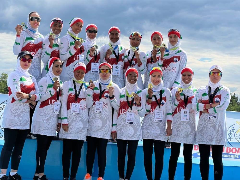 Iran women win Czech World Dragon Boat Racing gold, bronze medals