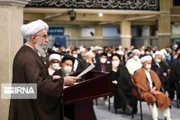 La rencontre des participants de l'Assemblée mondiale d'Ahl al-Bayt avec le Guide suprême de la révolution islamique