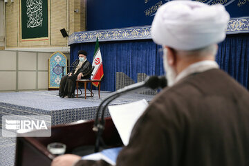 La rencontre des participants de l'Assemblée mondiale d'Ahl al-Bayt avec le Guide suprême de la révolution islamique