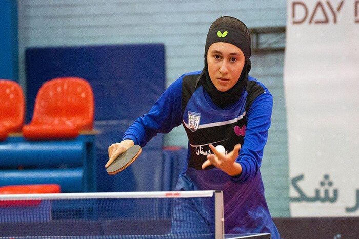دختر ملیپوش مهابادی به تیم لیگ برتری تنیس روی میز بابل پیوست