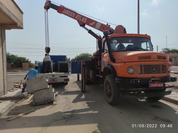 تجهیزات فنی آبرسانی از هرمزگان به استان همدان ارسال شد