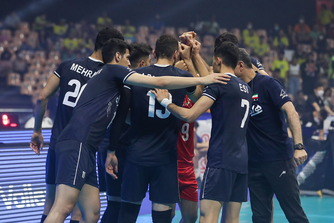 Iran spielt in seinem ersten Spiel im VNL gegen Japan