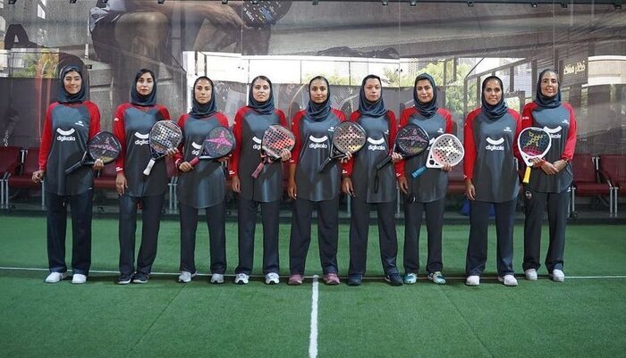 Iranian padel players become 2nd in world championship qualifier