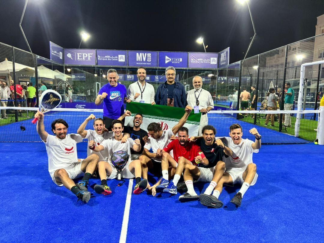 Iranian padel players become 2nd in world championship qualifier