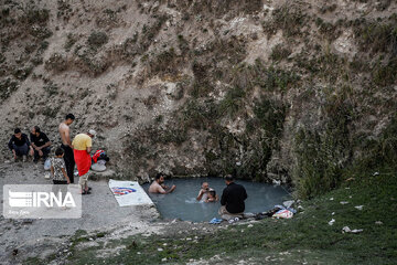 Source d’eau chaude « Sept Sources » à Ardabil (nord-ouest d’Iran)