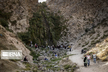 Source d’eau chaude « Sept Sources » à Ardabil (nord-ouest d’Iran)