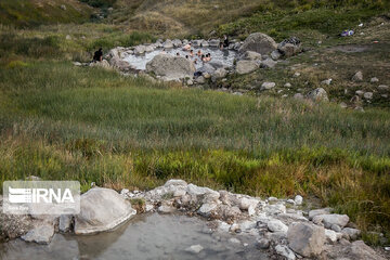 Source d’eau chaude « Sept Sources » à Ardabil (nord-ouest d’Iran)