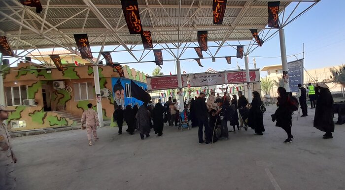افزایش ۱۵۰ درصدی عزیمت زائران از مرز خسروی در روز سهشنبه