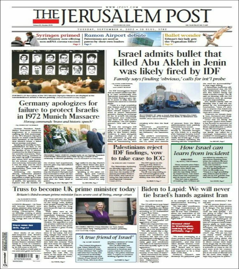 عناوین روزنامههای مطرح جهان؛ ششم سپتامبر 2022 9