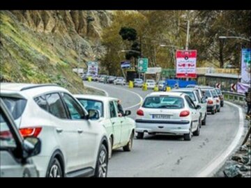 جاده چالوس به سمت تهران یک طرفه می‌شود