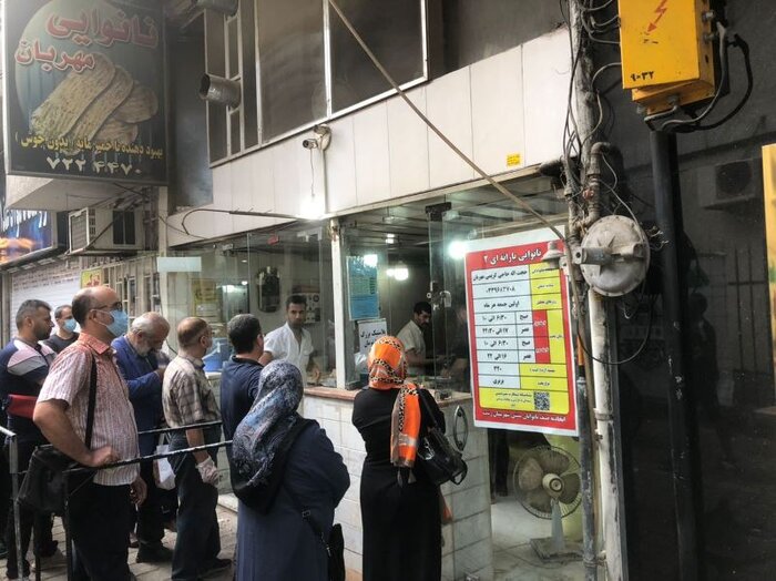 نان بیکیفیت و کوچک شده در سفرههای گیلانیان