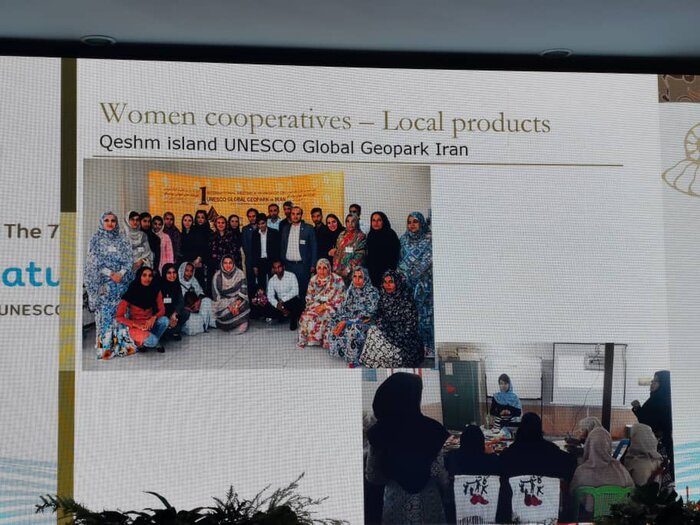 ژئوپارک قشم بهترین نمونه توسعه پایدار جامعه محلی و مشارکت فعال بانوان است