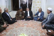  استاندار آذربایجان‌غربی با خانواده شهید محمدامین احمدی در مهاباد دیدار کرد