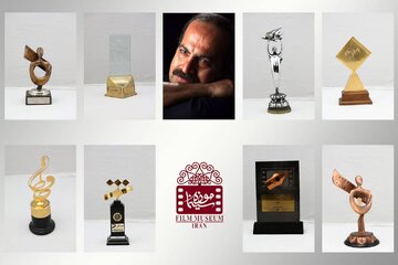 تندیس‌ها و جوایز زنده یاد رسول ملاقلی پور در گنجینه موزه سینما/ اهدا سیمرغ «هیوا»