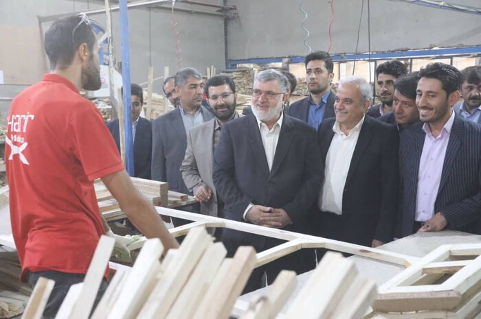استاندار آذربایجانغربی از شهرک صنعتی مهاباد بازدید کرد