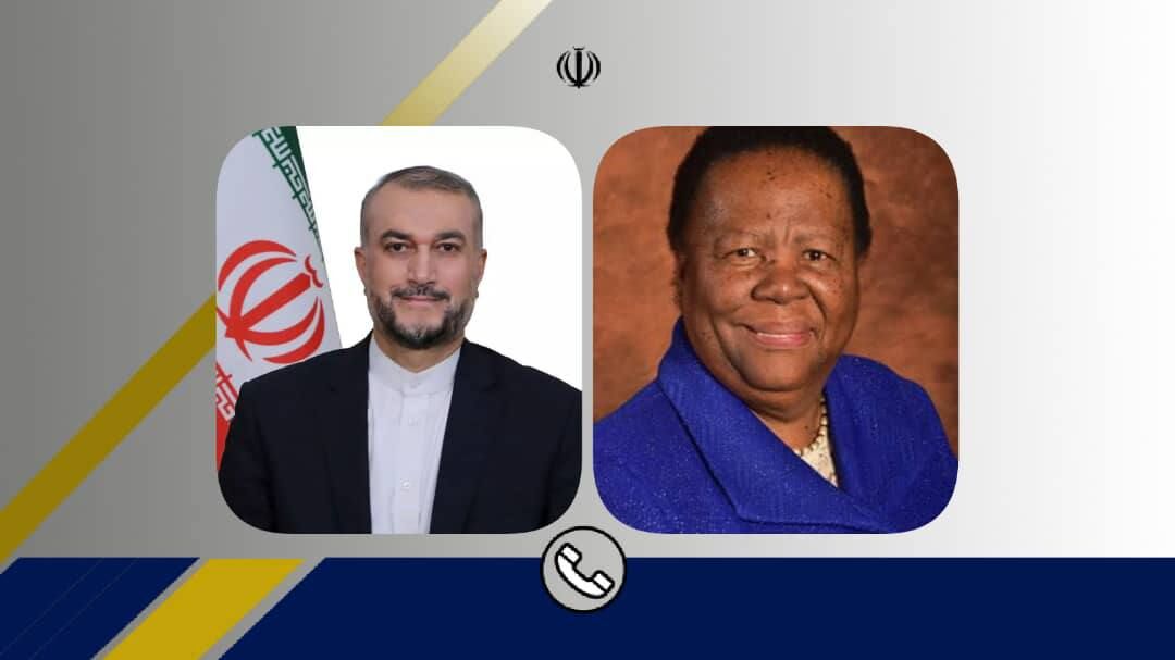 جنوبی افریقہ کیساتھ تعلقات کو وسعت دینے کے لیے پرعزم ہیں: ایرانی وزیر خارجہ