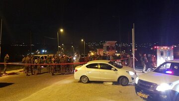 یک خودرو صهیونیستی در نابلس هدف تیراندازی قرار گرفت