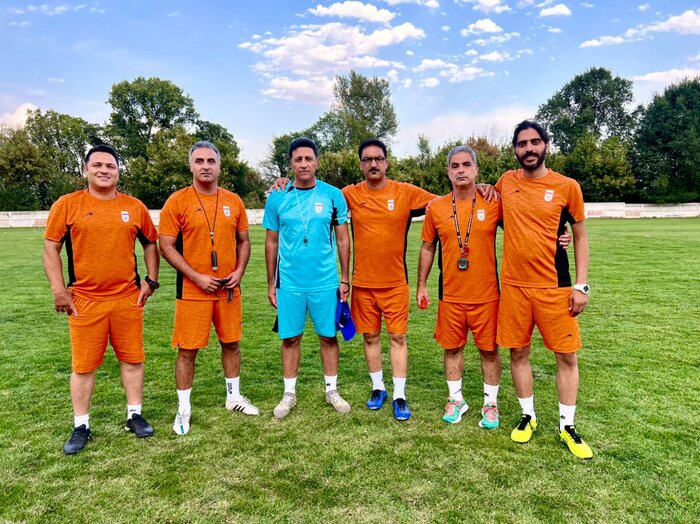 برگزاری اولین تمرین تیم فوتبال جوانان ایران در قرقیزستان 