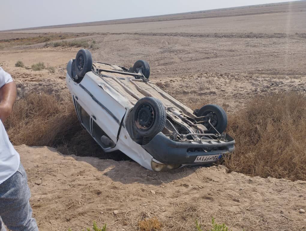 واژگونی خودرو در کرمان سه کشته و ۲مصدوم برجای گذاشت