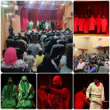 نمایش مذهبی «معرکه آب» در اسلامشهر به نمایش درآمد