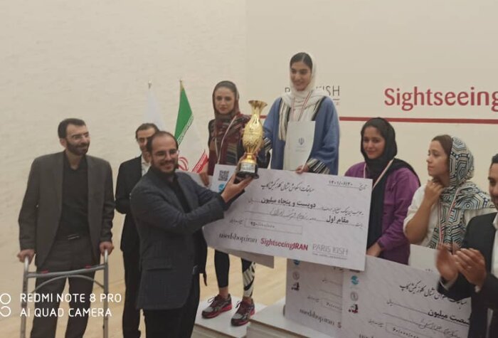 کیش قهرمان مسابقات اسکواش نشنال کلوز شد