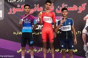 دوچرخه‌سوار خراسانی قهرمان مسابقات کوهستان کشور شد