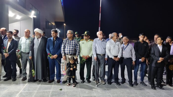 نخستین گروه زائرین اربعین از فرودگاه لامرد اعزام شدند