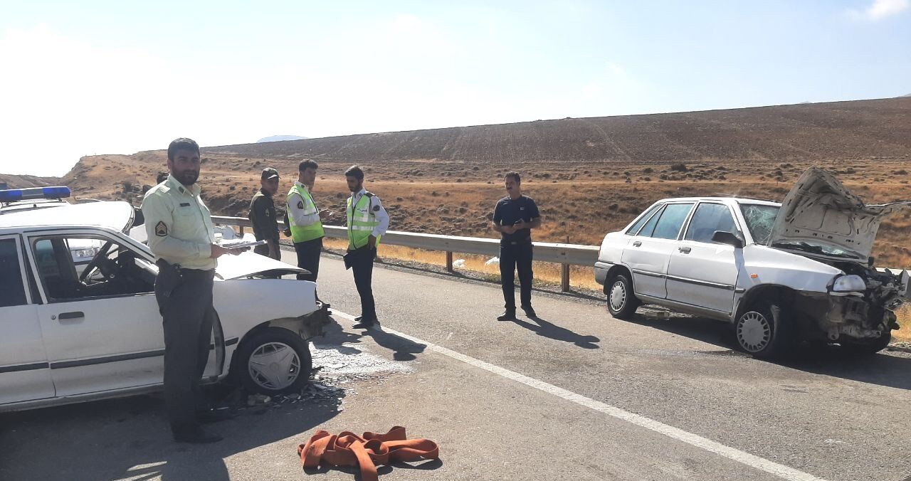 تصادف در جاده‌های زنجان ۲ فوتی و یک مجروح بر جا گذاشت 