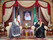 گفت وگوی ولیعهد سعودی و نخست‌وزیر کویت درباره تحولات منطقه