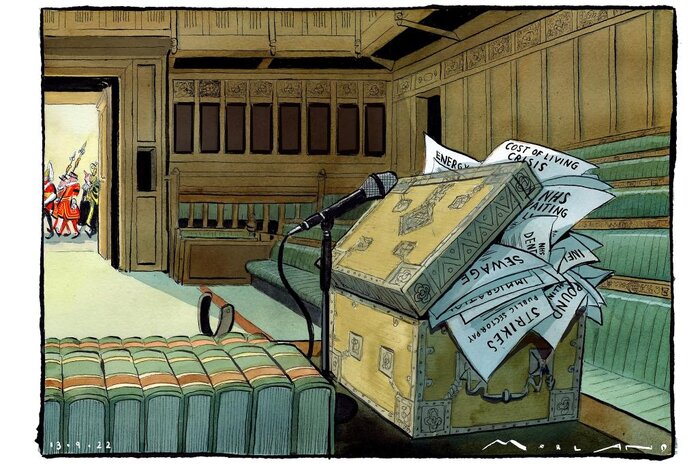 خاکسپاری طولانی الیزابت و بالا گرفتن اعتراضات عمومی در انگلیس