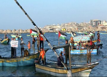 ابتکار مقاومت برای شکستن محاصره ظالمانه؛ افتتاح گذرگاه آبی در نوار غزه 