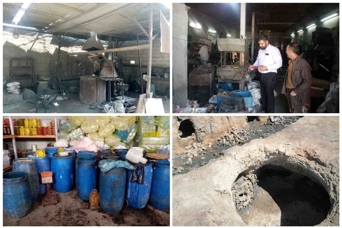 تخریب کوره های زغالگیری آلاینده در استان تهران