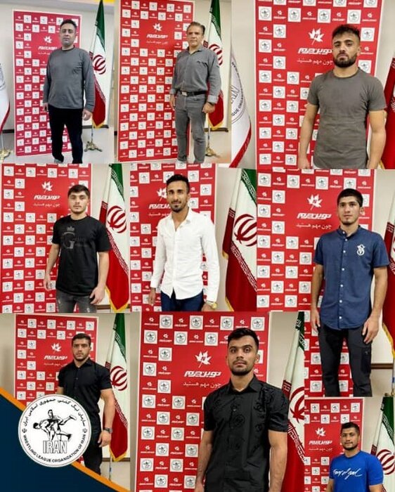 حضور تیم رعد پدافند در لیگ برتر کشتی فرنگی