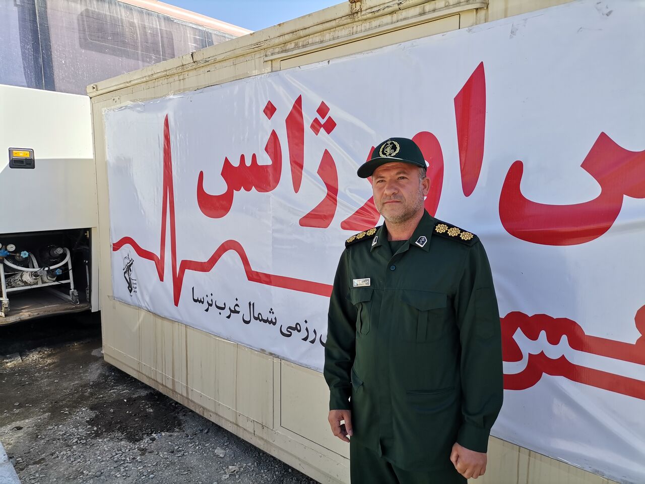 بیمارستان صحرایی ۳۲ تختخوابی سپاه در مرز تمرچین دایر شد