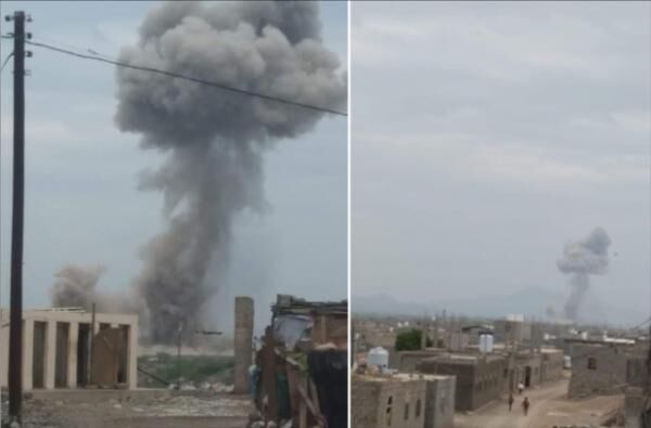 انفجار شدید در پایگاه العند در لحج یمن